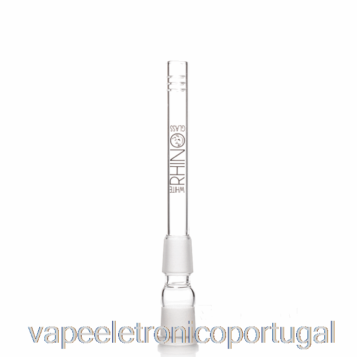 Vape Eletrônico White Rhino 19/19 Vidro Downstem 5 Polegadas